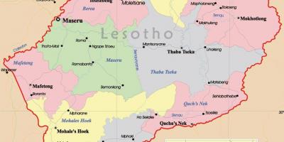 Karta Lesoto